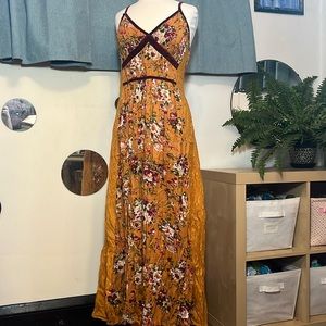 Floral Velvet Lace Boutique Maxi